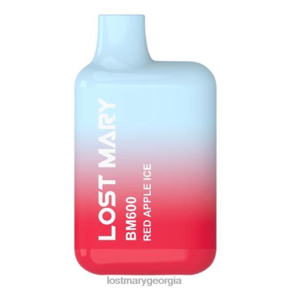 F4XTN151 - LOST MARY vape price - Red Apple Ice LOST MARY BM600 Disposable Vape