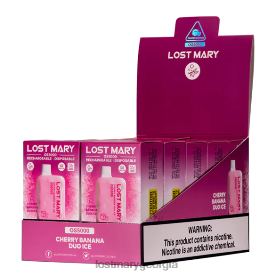 F4XTN20 - LOST MARY vape flavours - Cherry Banana Duo Ice LOST MARY OS5000