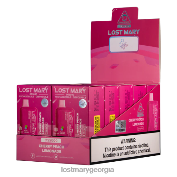 F4XTN24 - LOST MARY flavours ranked - Cherry Peach Lemonade LOST MARY OS5000
