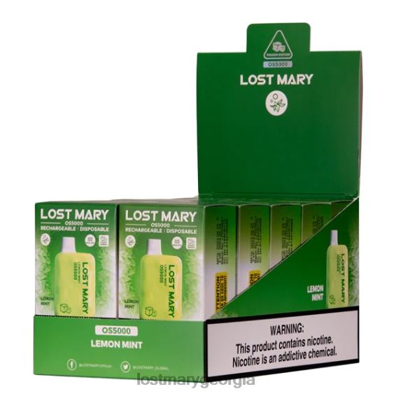 F4XTN42 - LOST MARY vape Georgia - Lemon Mint LOST MARY OS5000